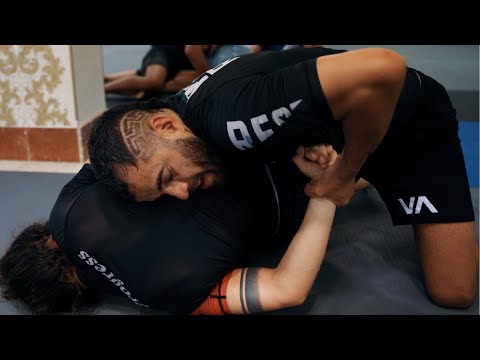 Rico Viera Nogi rolling with Nadine Tavares