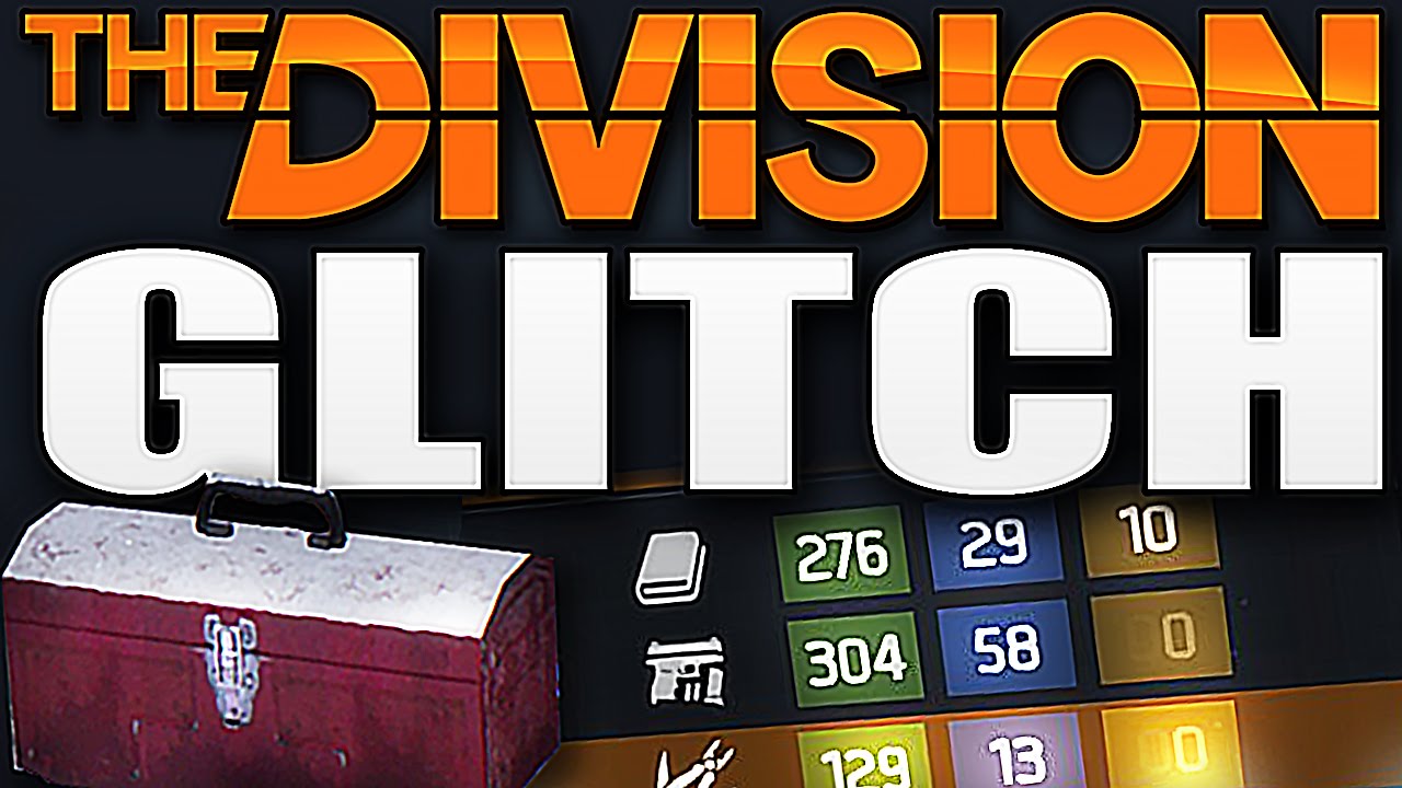 The Division - UNLIMITED CRAFTING MATERIALS GLITCH !