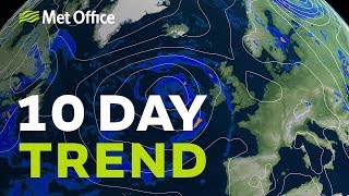 10 Day trend - Showers never too far away but a spell of hot weather likely in south 31/07/19 screenshot 5