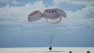 Succès pour SpaceX avec le retour sur Terre de ses premiers touristes de l'espace • FRANCE 24