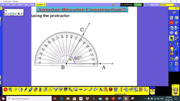 Math Grade 6   Construct Angular Bisectors