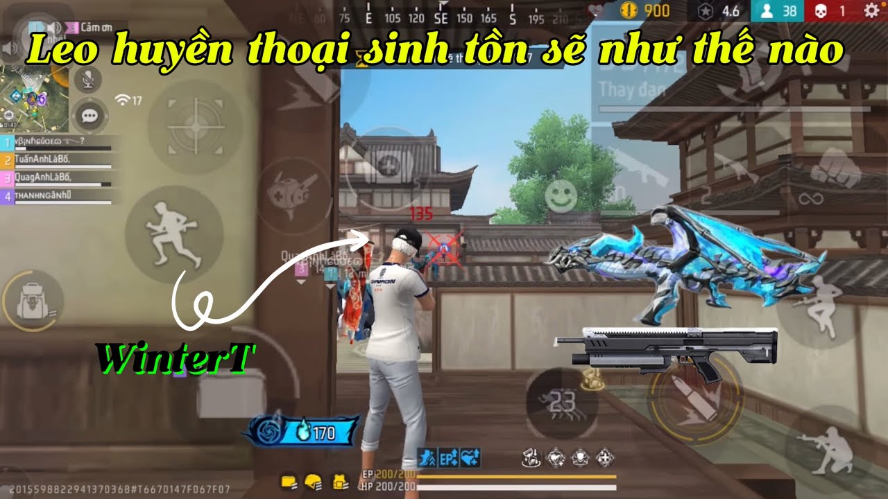 Free Fire | Hành trình leo sinh tồn lên rank huyền thoại cùng WinterT sẽ như thế nào???