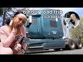 vlog: taking a 6 hour last minute ROAD TRIP... but in a 18 wheel TRUCK! ft. JuliaHair