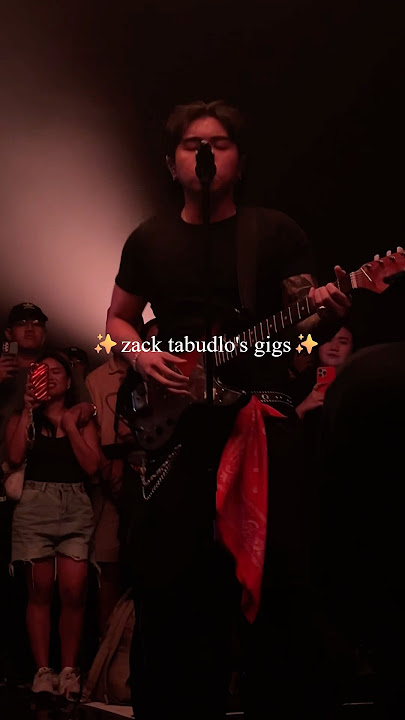 always finding ourselves at zack tabudlo's #gigs ✨