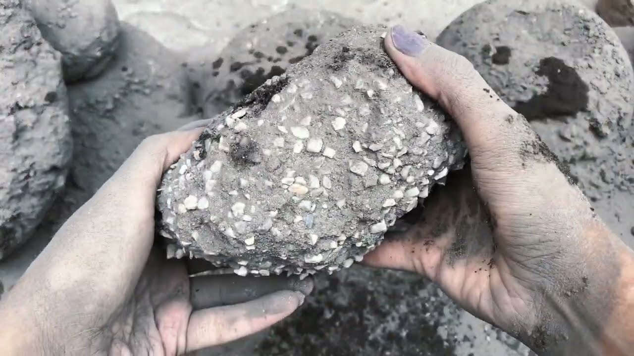 Black charcoal dry floor crumbling satisfying vdo 🥱