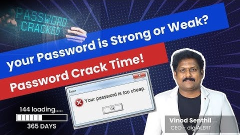 Quantum Computing: The Future of Password Cracking! - Vinod Senthil