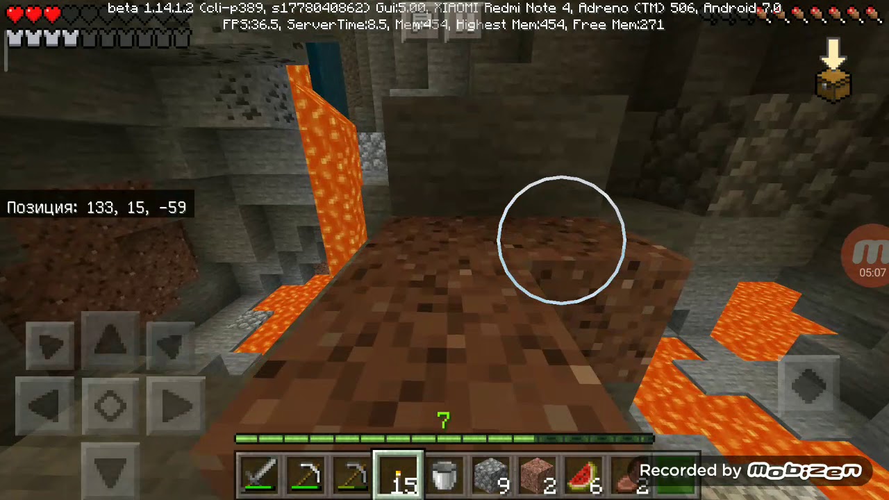 Поход в шахту | #3 | Minecraft | v.1.14.1.2. | на телефон |