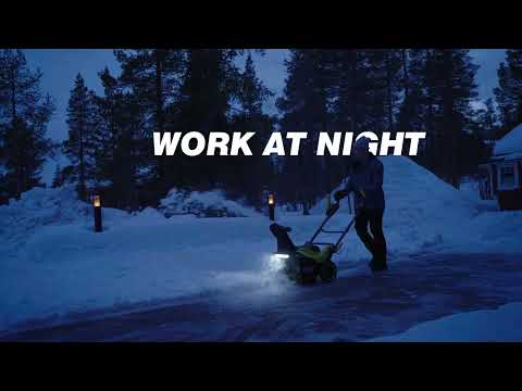 RYOBI® MAX POWER 53cm Snow Thrower | 53cm Electric Snow Blower for Heavy Snow