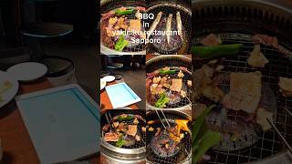 BBQ in Yakiniku restaurant, Sapporo, Hokkaido, Japan #yakiniku #sapporo#hokkaido #japantravel