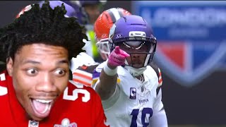 JUSTIN JEFFERSON OMG Minnesota Vikings vs. Cleveland Browns Game Highlights | 2025 NFL Season Week 5