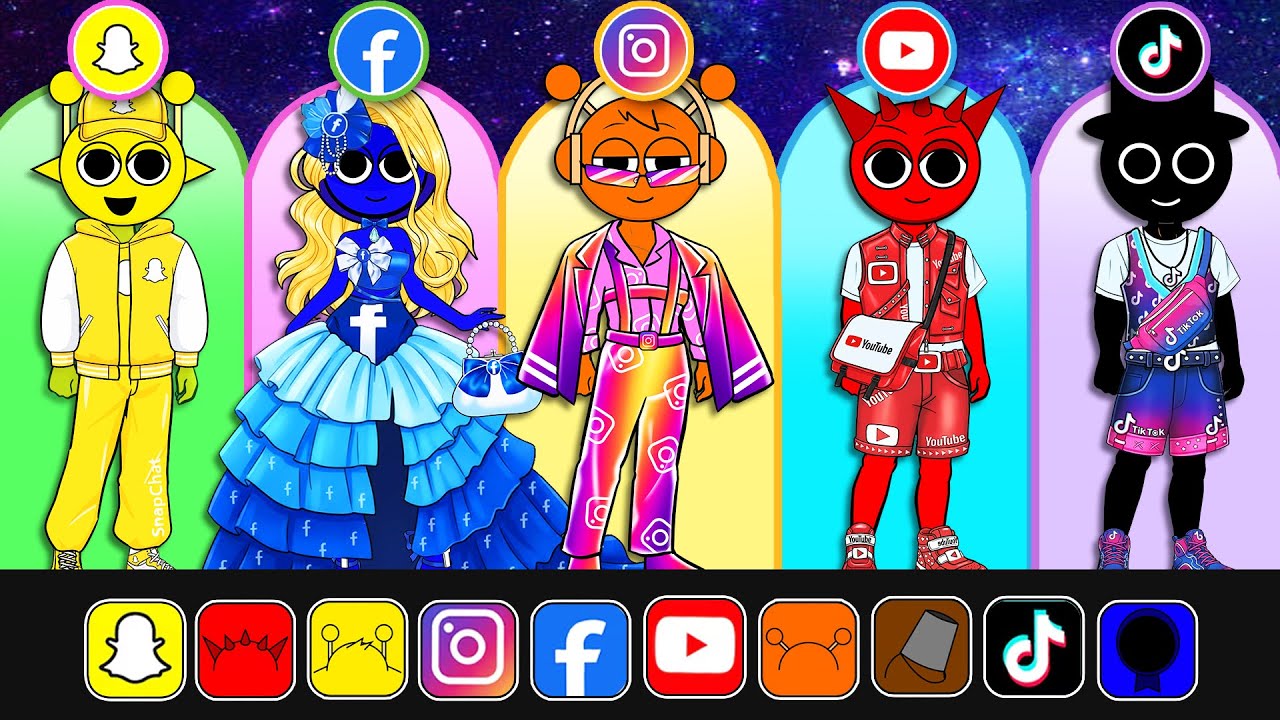 😈Paper DIY😈 K-Pop Demon Hunters Transform Into 5 Social Media Icons! | Best DIY Paper Game