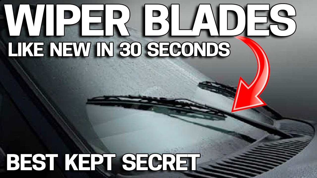 How to Recondition Wiper Blades  