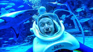 Diving With Sharks Inside One of the World's Biggest Aquariums!
