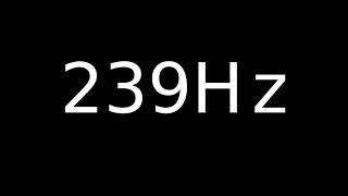 Speaker Sound Test 239Hz