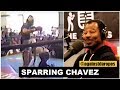 SPARRING JULIO CESAR CHAVEZ RIGHT AFTER HE DROPPED DE LA HOYA! Shane Mosley - AtR Podcast