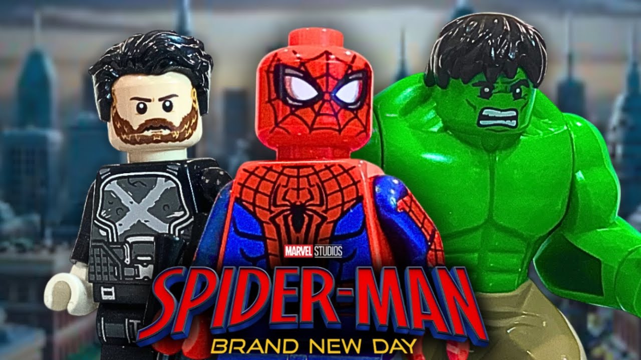 Spiderman Brand New Day MINI MOVIE with Hulk and Punisher - LEGO Stop Motion Battle