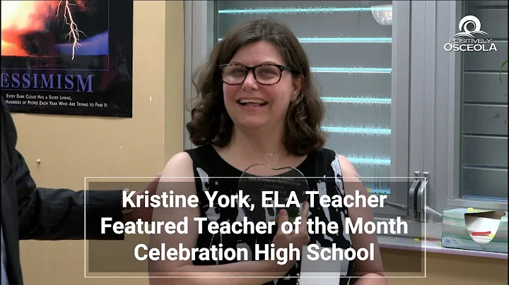 Featured Teacher Kristine York, ELA Teacher - Cele...