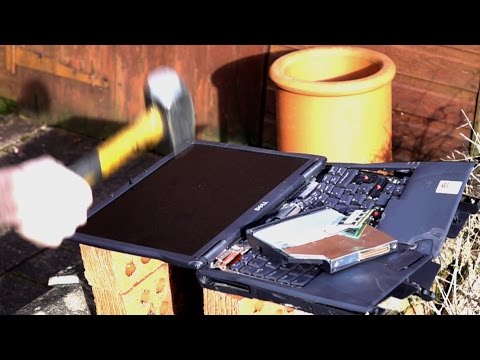 Dell Laptop Destruction - in Slow Motion...  Sony RX10M2