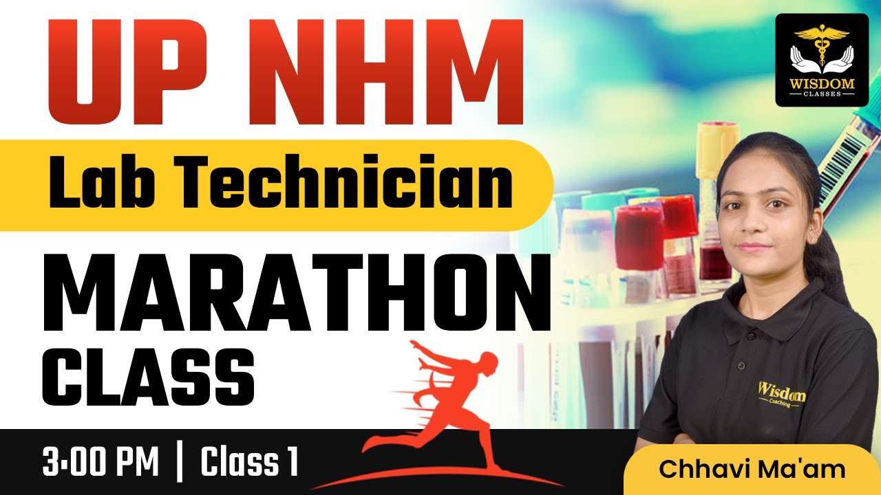UP NHM Lab Technician, UP NRHM lab Technician, DMLT, BMLT, Lab Technician Class by Chhavi ma'am