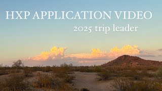 HXP Trip Leader Application Video