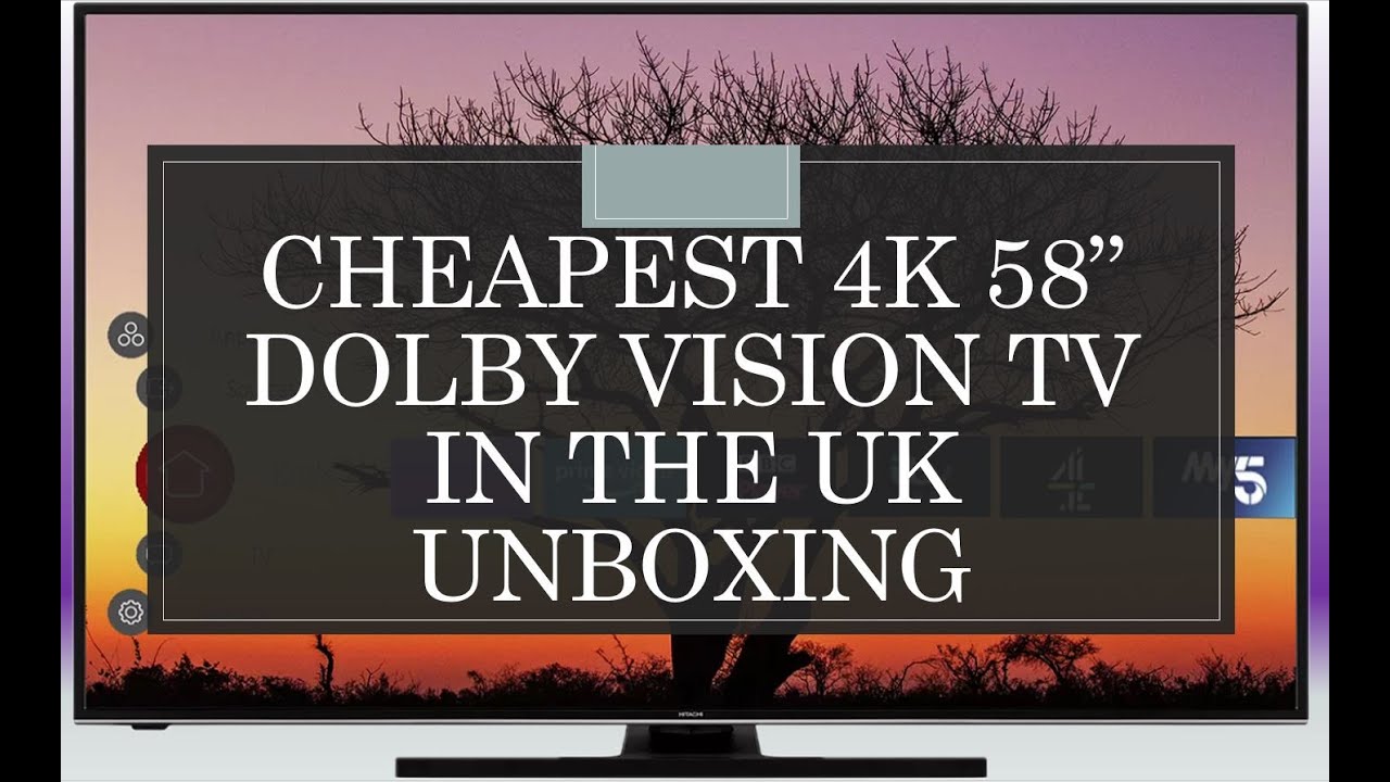 Unboxing the Cheapest 58" Dolby Vision TV in the UK (£329.99)