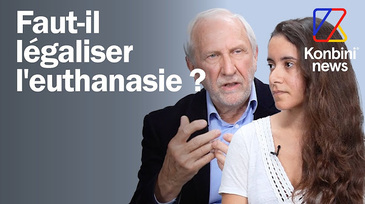 Légalisation de l'euthanasie : le débat entre deux médecins. L'un est pour, l'autre est contre.