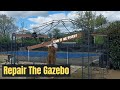 Ep 144  storm ruined gazebo  can it be fixed  french farmhouse life
