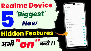 Realme Top Hidden 5 New Features | Realme Ui New Hidden 5 Features| Realme 5 New Top Features