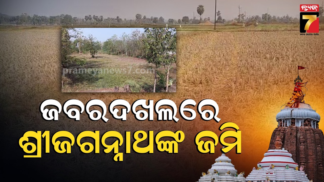 ବେଧଡ଼କ ଚାଲିଛି ଶ୍ରୀଜଗନ୍ନାଥଙ୍କ ଜମି ହଡପ, ସବୁକିଛି ଜାଣି କାହିଁକି ଚୁପ୍ ପ୍ରଶାସନ ? | News7 Exclusive