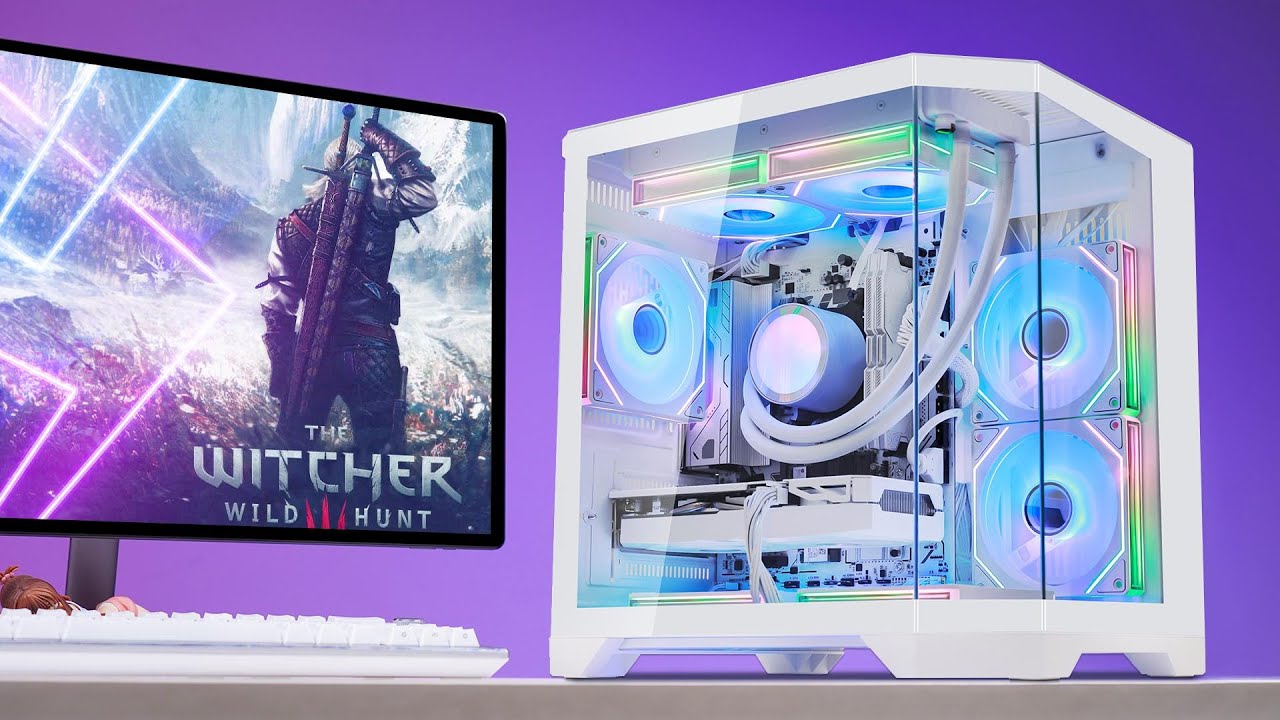 Hoengager Gaming PC -AMD Ryzen 7 7800X3D 8-Core 4.2 GHz, RTX 5060