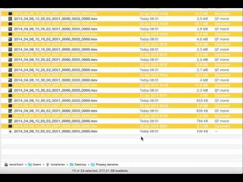 Usinf ffmpeg with MAC Automator Services