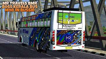 Mr Travels Bmr Boss Bus Mod In Bus Simulator Indonesia - Bussid Bus Mod - Bussid Car Mod - Bussid