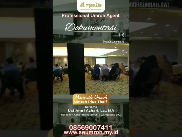 Manasik Umroh Agustus 2023 Travel ElMarwa, seumroh.my.id Professional Umroh Agent #umroh #umrah