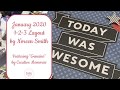 Easy Masculine Scrapbook Layout With Creative Memories "Genuine"! 1-2-3 Layout January 2020