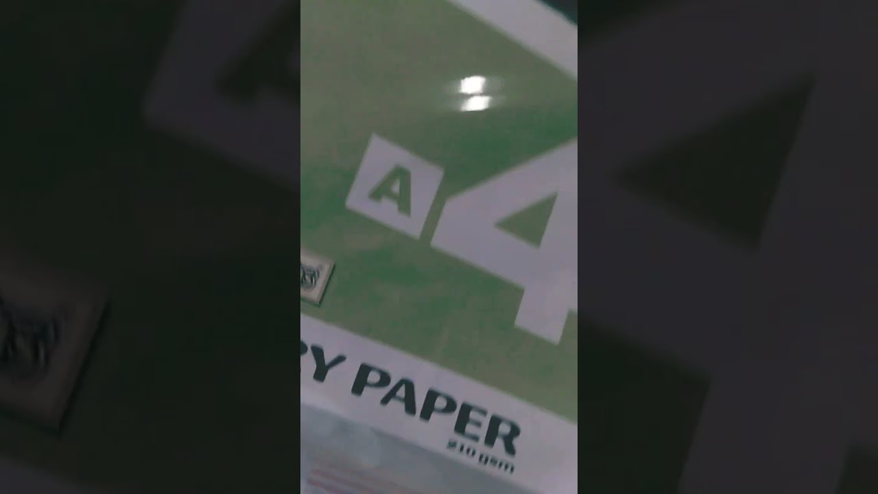 ivory sheet 210 gsm a4 size unboxing 