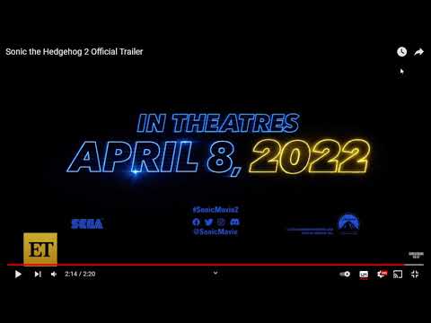 Shadic reage ao trailer Sonic the Hedgehog 2