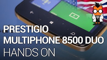 Prestigio MultiPhone 8500 DUO 5-inch Windows Phone hands on at Computex 2014 [ENG]