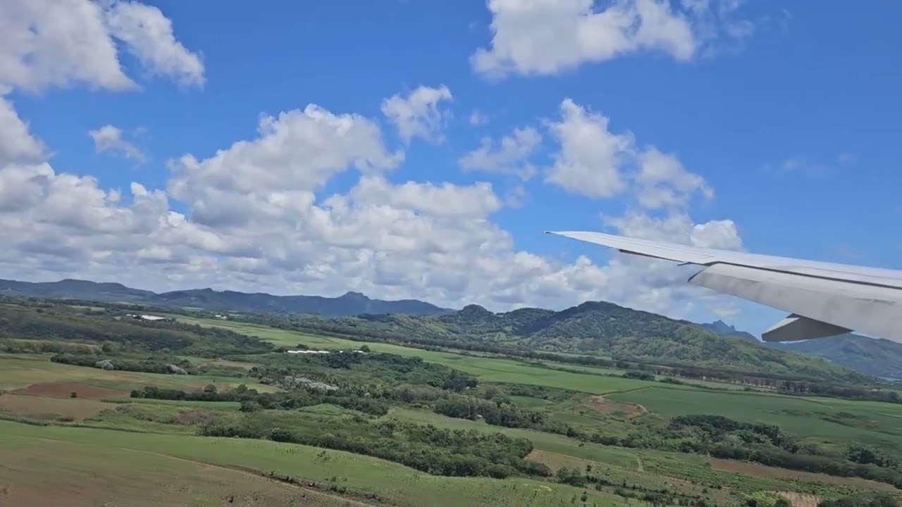 MAURITIUS FROM ABOVE 🇲🇺 British Airways Cross-Island Approach & Landing ✈️ SSR Airport MRU 1080p HD