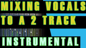 MIXING VOCALS TO A TWO TRACK BEAT PART 2 | pro tools 2020.11 avid pro tools template
