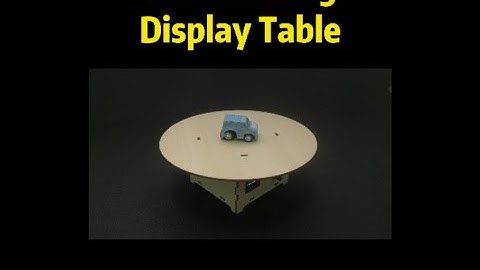 How To DIY A Rotating Display Table By RaspberryPi Pico  #shorts