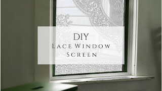 Famous DIY Lace Window Screen Wealth