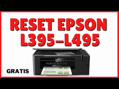 video RESET Epson L395/ Como Resetear las Almohadillas de Epson L395 Y L495 DEFINITIVO- Reset GRÁTIS