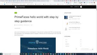 Tập 3 : Primefaces ( Web.xml : config Servlet - xhtml - Bootrap )