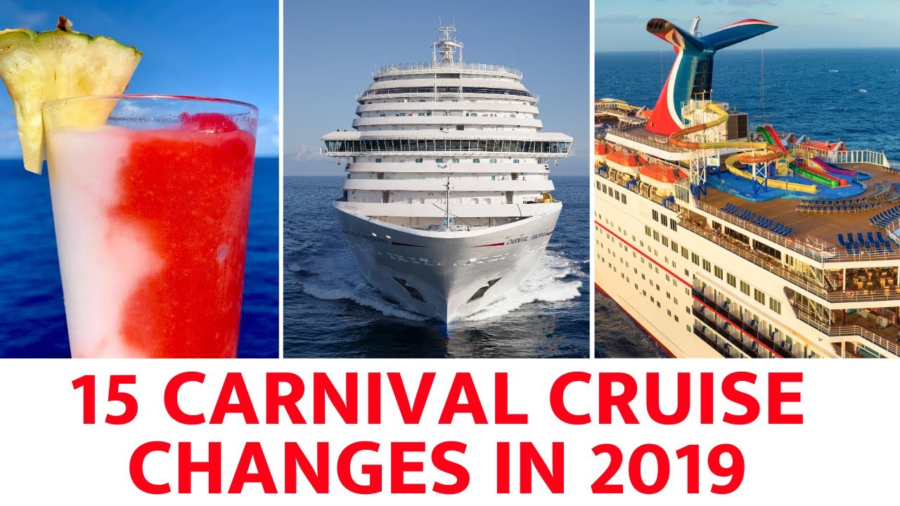 15 Carnival Cruise Line Changes 2019 Youtube