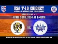 Live semi final 2 usa t10 cricket national championship 2024  orlando stars vs tampa tigers