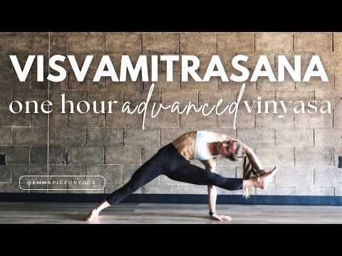 Visvamitrasana Arm Balance | 1 Hour Yoga Class | Advanced Vinyasa Flow