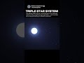 Triple Star System! #space #science #nasa #astronomy #universe
