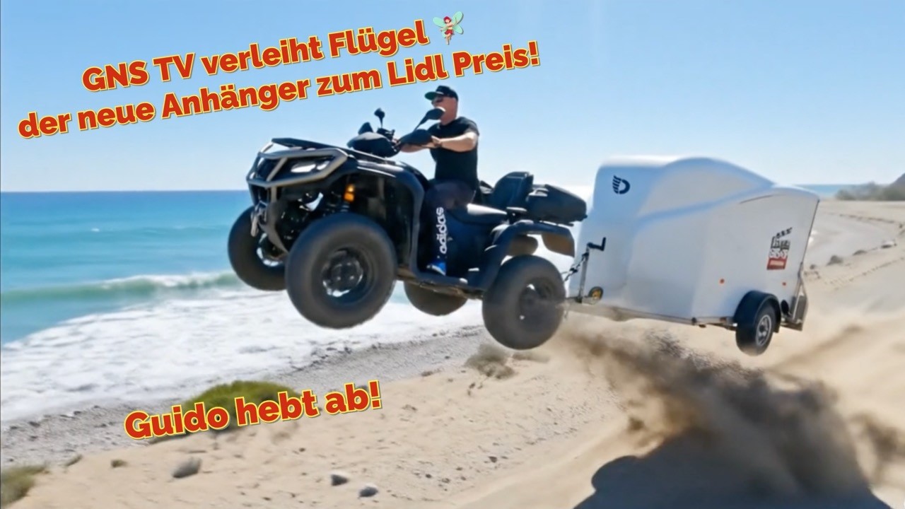 GNS TV verleiht Flügel 🧚🏻‍♀️ der neue Anhänger von Guido zum Lidl Preis!