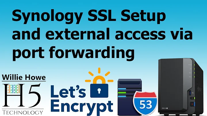Synology External Access With SSL, Port Forwarding, and DNS!