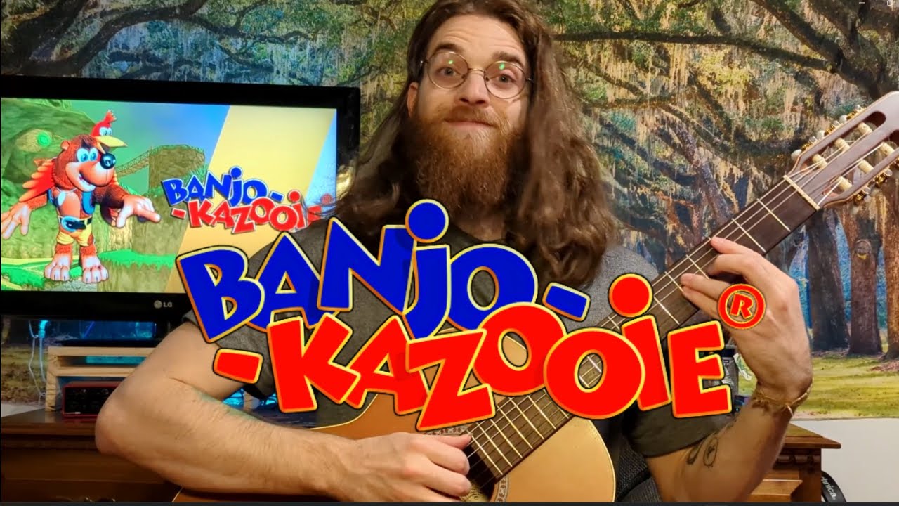 Spiral Mountain BanjoKazooie took me 9 hours to record on one guitar